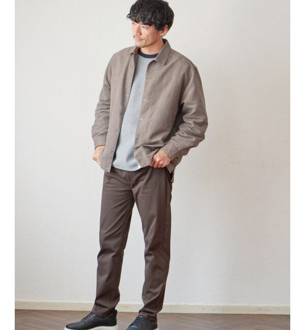 ikka「ブロックスジャカードクルーネック」|パーカー|