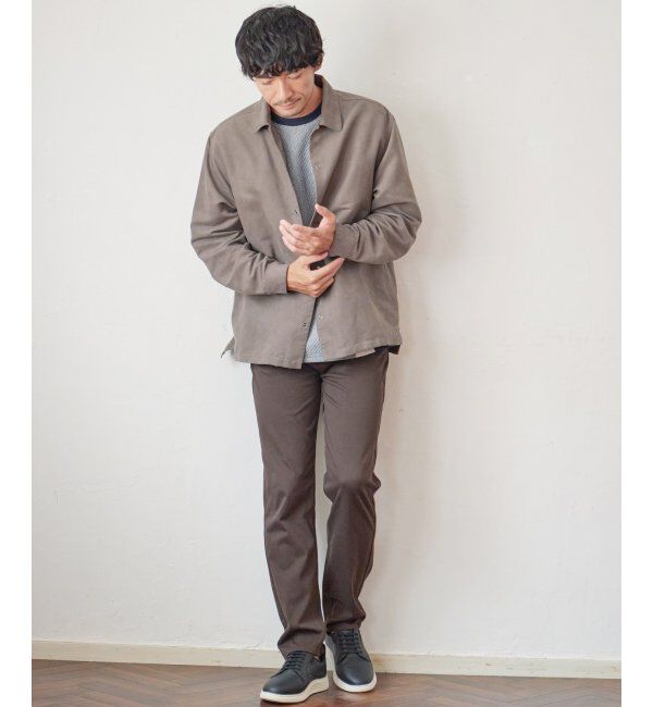 ikka「ブロックスジャカードクルーネック」|パーカー|