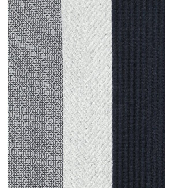 ikka「ブロックスジャカードクルーネック」|パーカー|