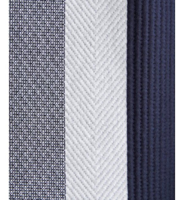 ikka「ブロックスジャカードクルーネック」|パーカー|