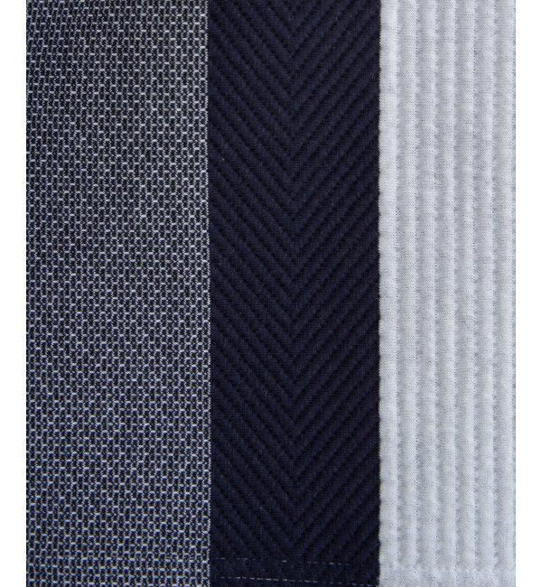 ikka「ブロックスジャカードクルーネック」|パーカー|