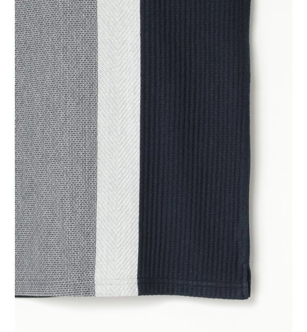 ikka「ブロックスジャカードクルーネック」|パーカー|