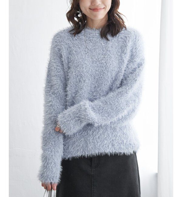 ikka「ポップコーンシャギーニットプルオーバー」|プルオーバー|