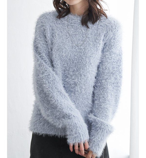 ikka「ポップコーンシャギーニットプルオーバー」|プルオーバー|