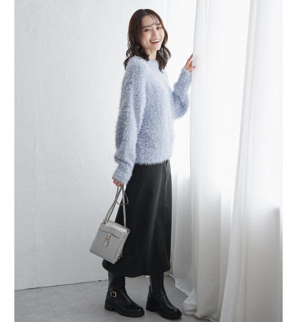 ikka「ポップコーンシャギーニットプルオーバー」|プルオーバー|