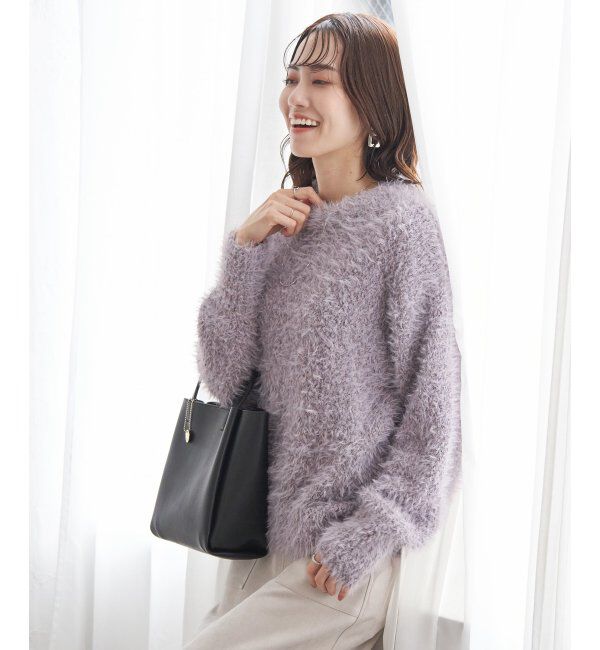 ikka「ポップコーンシャギーニットプルオーバー」|プルオーバー|