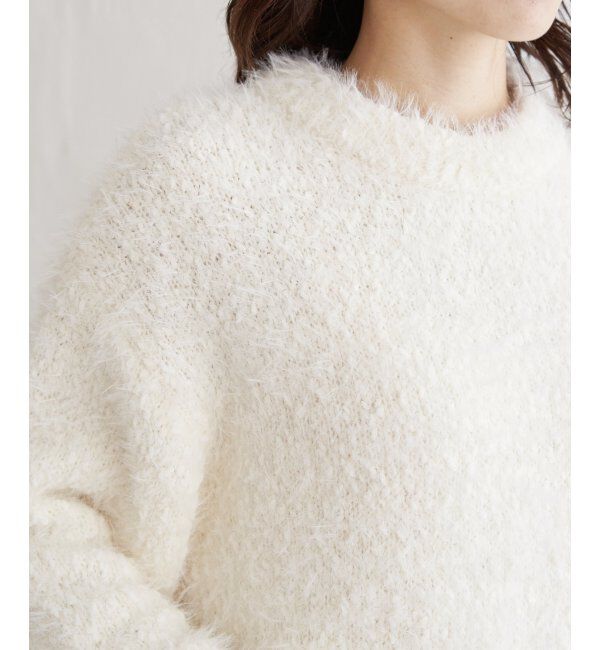 ikka「ポップコーンシャギーニットプルオーバー」|プルオーバー|