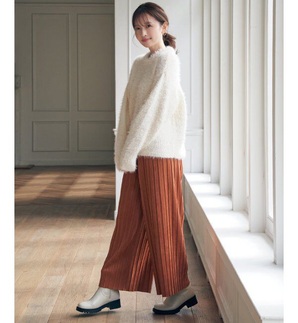 ikka「ポップコーンシャギーニットプルオーバー」|プルオーバー|