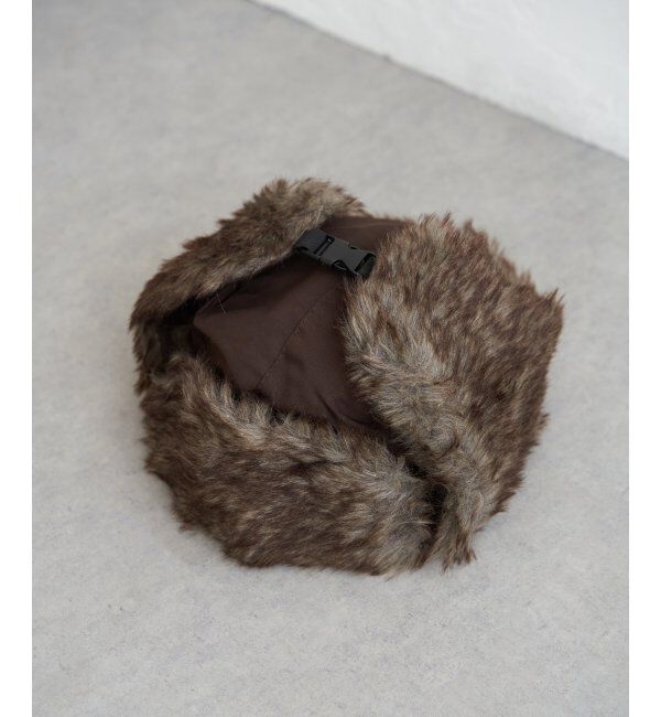 VENCE share style「ブラウンファーフライトキャップ」|その他|