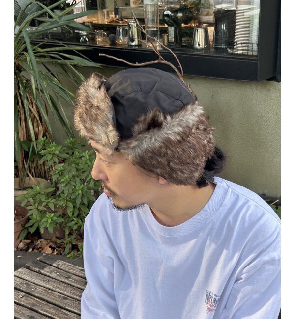 VENCE share style「ブラウンファーフライトキャップ」|その他|