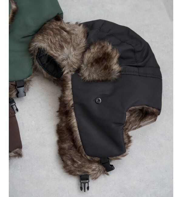 VENCE share style「ブラウンファーフライトキャップ」|その他|