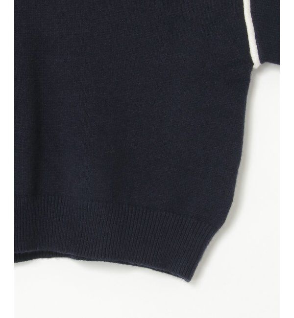 VENCE share style「5Gバイカラーラウンドネックプルオーバー」|ニット・セーター|