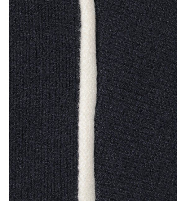 VENCE share style「5Gバイカラーラウンドネックプルオーバー」|ニット・セーター|