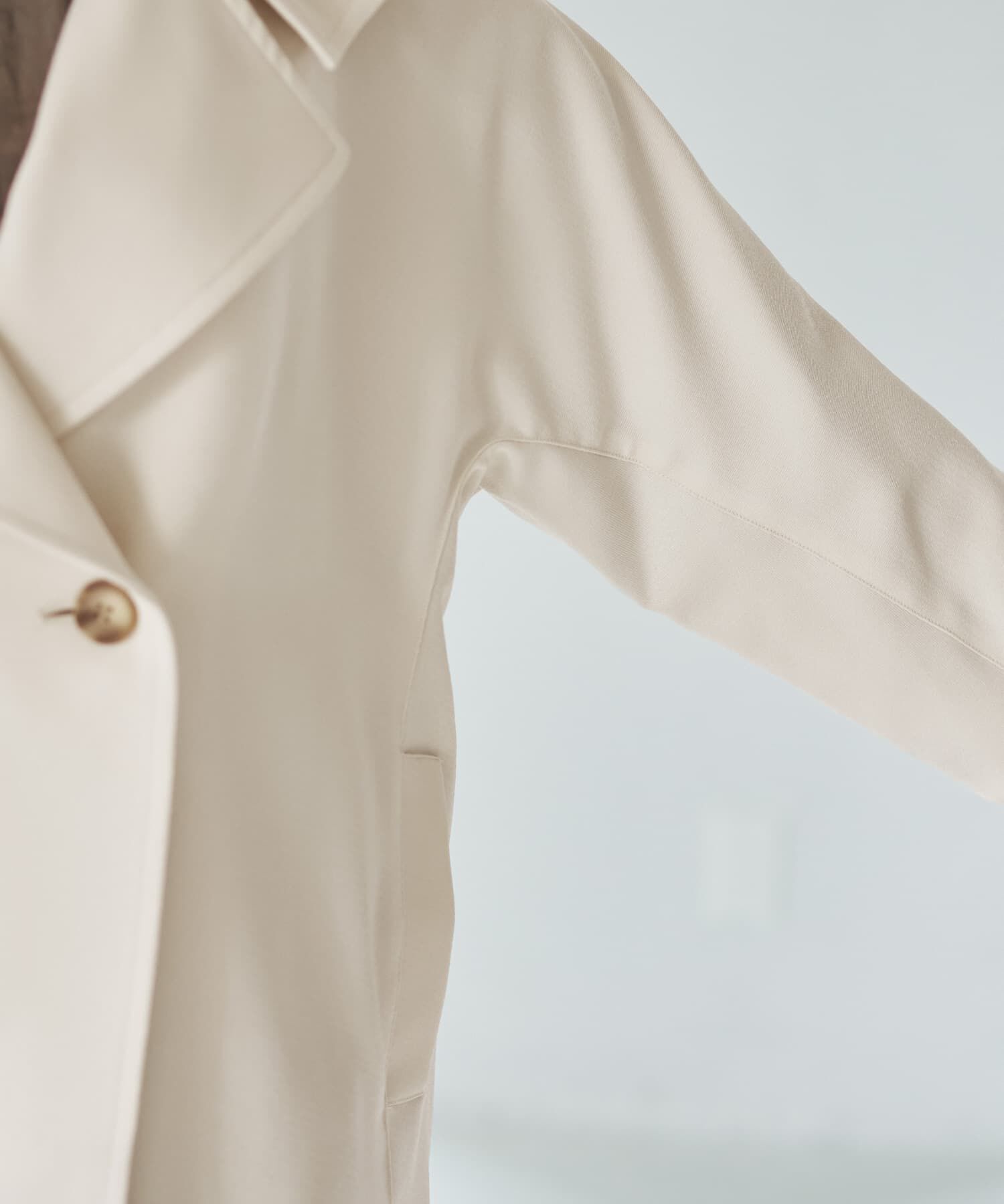 STYLE DELI「ツイル生地2wayネックコート」|ステンカラーコート|