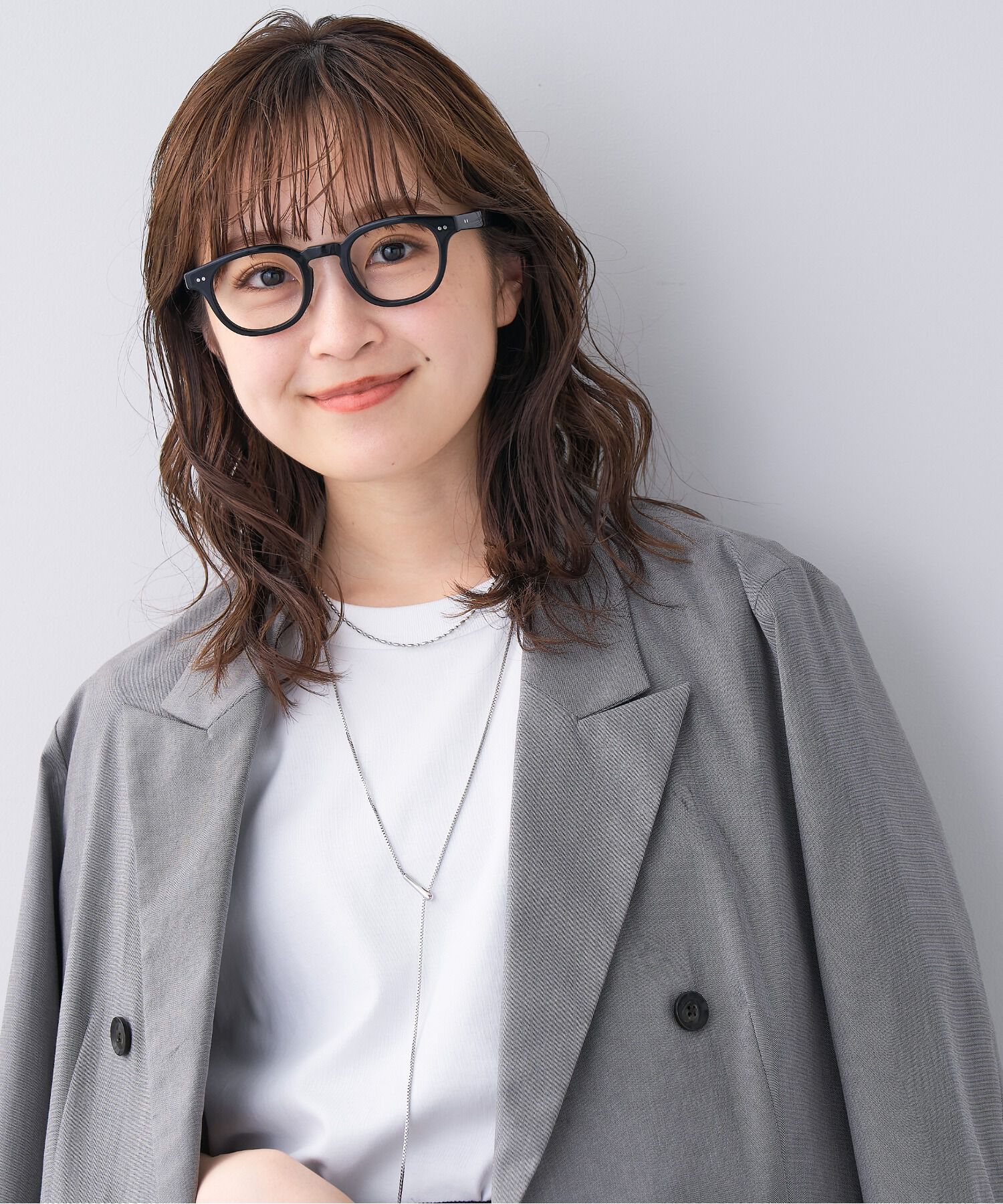  「ウェリントン型 ｜太縁メガネ｜黒縁メガネ｜ ユニセックス｜CLASSIC レンズ交換券付き」|メガネ|