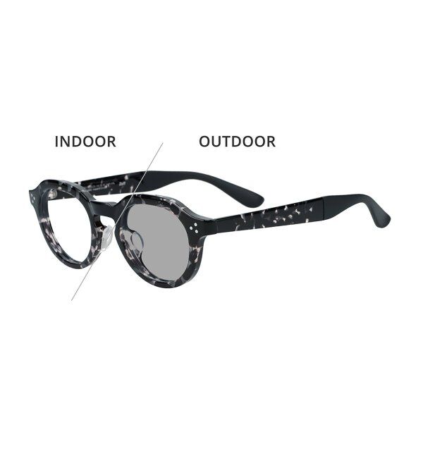  「ボストン型 クラウンパント 調光サングラス レンズの色が変わるサングラス Zoff | YURIE OUTDOOR EDITION」|サングラス|