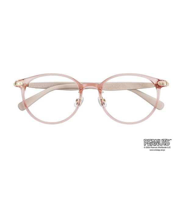  「Zoff PEANUTS メガネ | スヌーピー オラフ アンディ SNOOPY 眼鏡 伊達メガネ 度付き  レンズ交換券付」|メガネ|