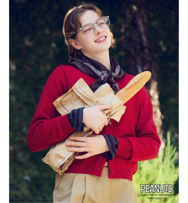  「Zoff PEANUTS メガネ | スヌーピー オラフ アンディ SNOOPY 眼鏡 伊達メガネ 度付き  レンズ交換券付」|メガネ|