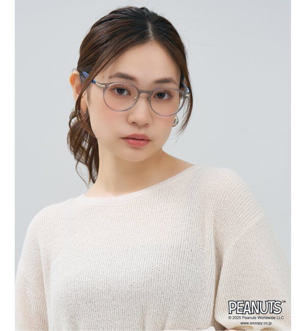  「Zoff PEANUTS メガネ | スヌーピー オラフ アンディ SNOOPY 眼鏡 伊達メガネ 度付き  レンズ交換券付」|メガネ|