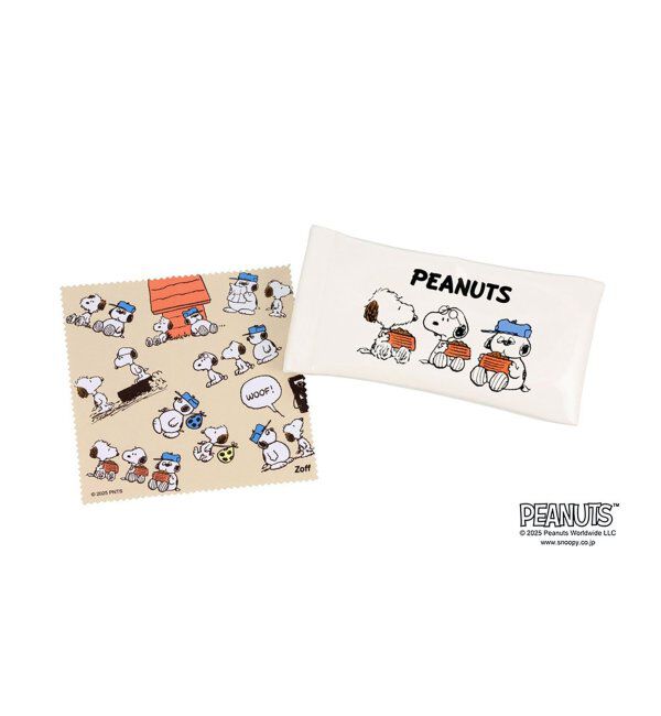  「Zoff PEANUTS メガネ | スヌーピー オラフ アンディ SNOOPY 眼鏡 伊達メガネ 度付き  レンズ交換券付」|メガネ|