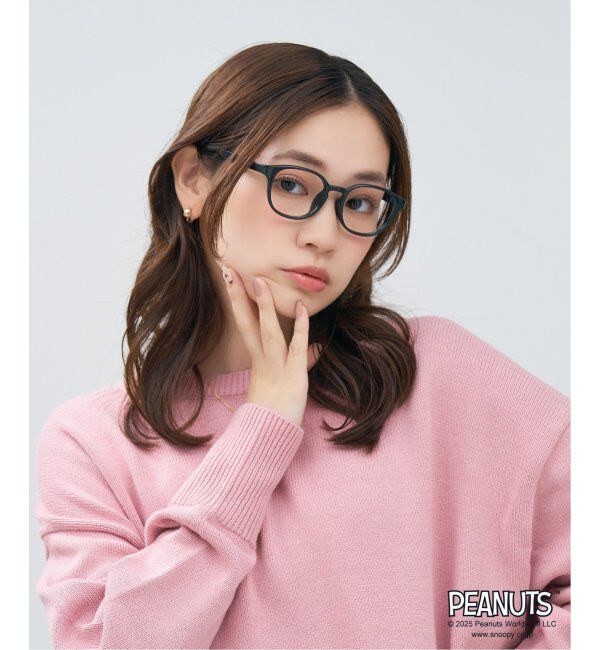  「Zoff PEANUTS メガネ | スヌーピー オラフ アンディ SNOOPY 軽量 眼鏡 伊達メガネ 度付き  レンズ交換券付」|メガネ|