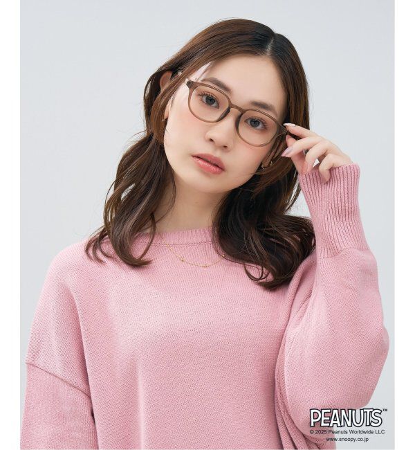  「Zoff PEANUTS メガネ | スヌーピー オラフ アンディ SNOOPY 軽量 眼鏡 伊達メガネ 度付き  レンズ交換券付」|メガネ|