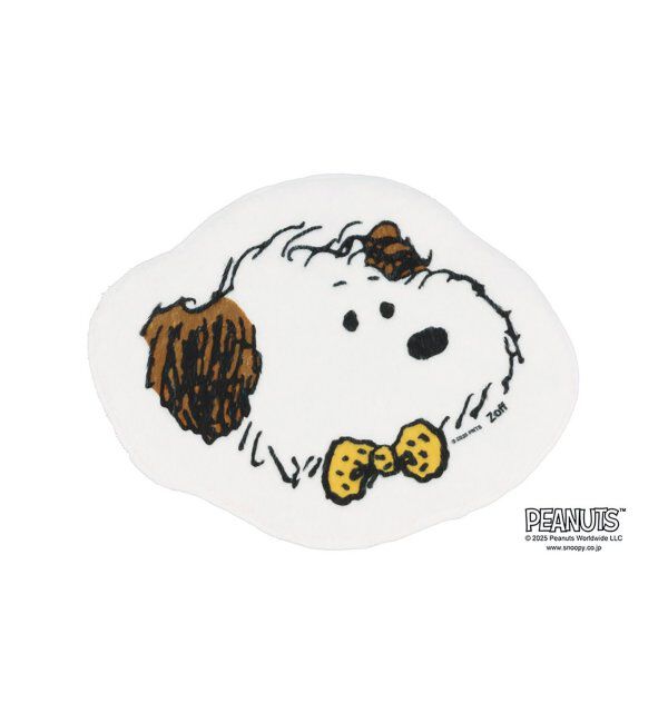  「Zoff PEANUTS メガネ/サングラス拭き スヌーピー アンディ オラフ SNOOPY 眼鏡クロス グッズ ギフト」|サングラス|イエロー