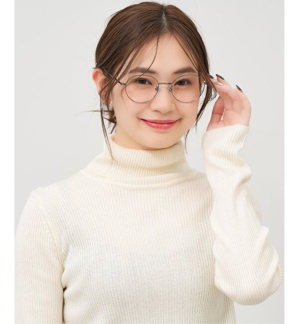  「Zoff｜FRUITS ZIPPER [真中まな(まなか まな)ﾓﾃﾞﾙ] メガネ | フルーツジッパー 眼鏡 レンズ交換券付」|メガネ|