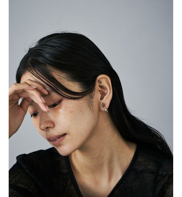 Jouete「ピアス カラーパール アシンメトリー」|ピアス|