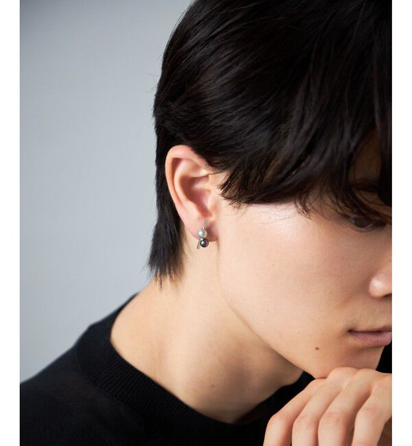 Jouete「ピアス カラーパール アシンメトリー」|ピアス|