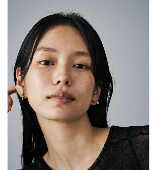 Jouete「ピアス カラーパール アシンメトリー」|ピアス|