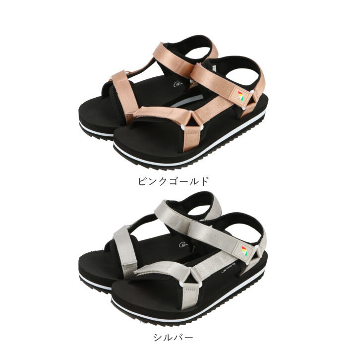 BACKYARD FAMILY「アーノルドパーマー サンダル 通販 スポーツサンダル レディース ぺたんこ 旅行 リゾート」|サンダル|