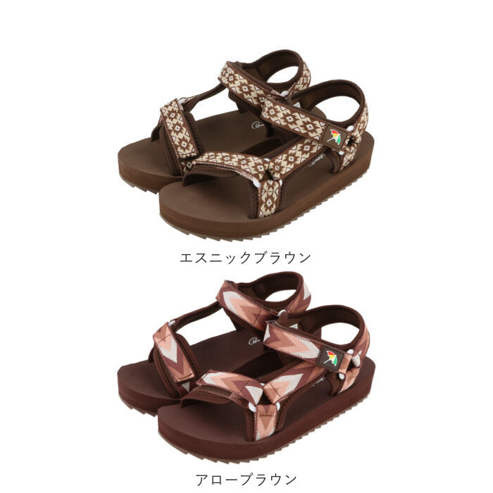 BACKYARD FAMILY「アーノルドパーマー サンダル 通販 スポーツサンダル レディース ぺたんこ 旅行 リゾート」|サンダル|