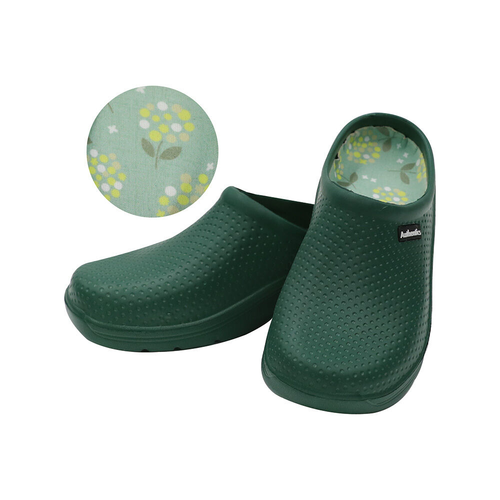 BACKYARD FAMILY「サボサンダル レディース スリッポン サボ 通販 フラットサンダル つっかけ コンフォートサンダル」|サンダル|グリーン2