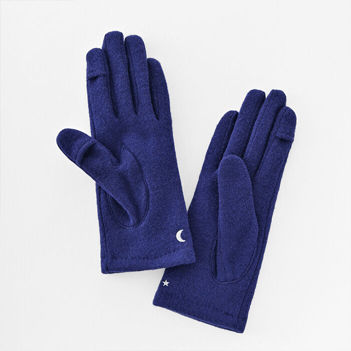 BACKYARD FAMILY「クロダ 手袋 レディース 通販 グローブ 手ぶくろ 暖かい かわいい 刺繍 スマートフォン対応」|手袋|