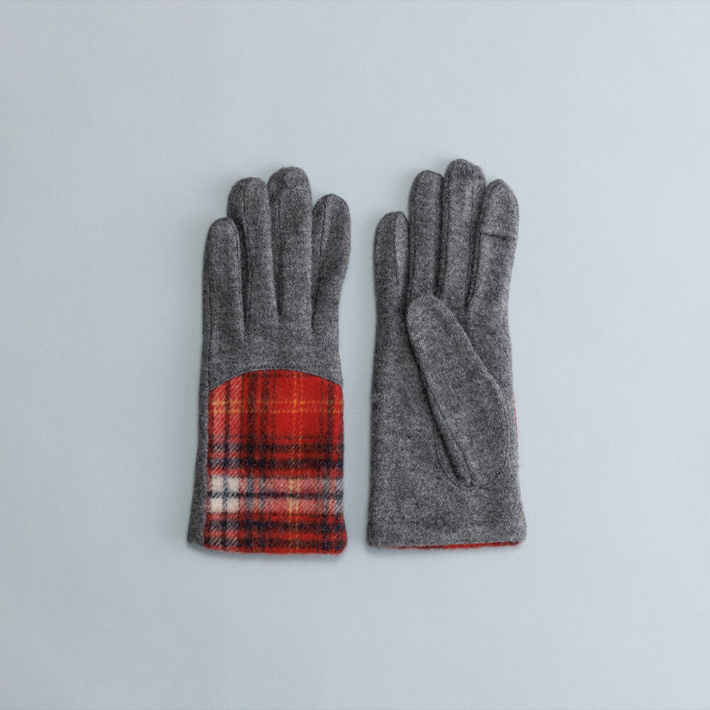 BACKYARD FAMILY「クロダ 手袋 レディース 通販 グローブ 手ぶくろ スマートフォン対応 スマホ 対応」|手袋|グレー1