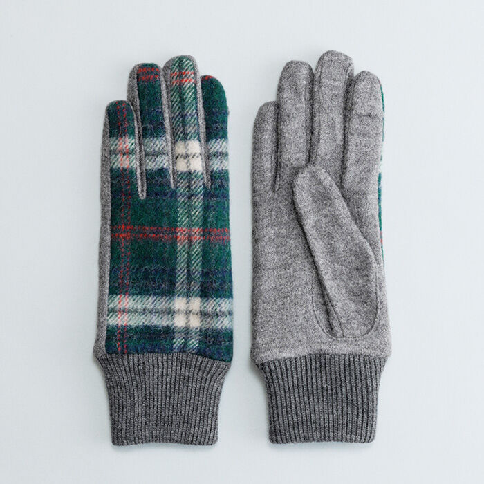 BACKYARD FAMILY「クロダ 手袋 レディース 通販 グローブ 手ぶくろ 暖かい かわいい 通勤 通学 タータンチェック」|手袋|