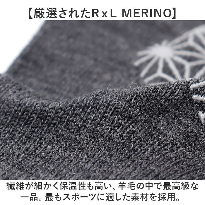 BACKYARD FAMILY「手袋 メンズ スマホ対応 通販 日本製 アールエル RｘL メリノウール ランニング用手袋」|手袋|