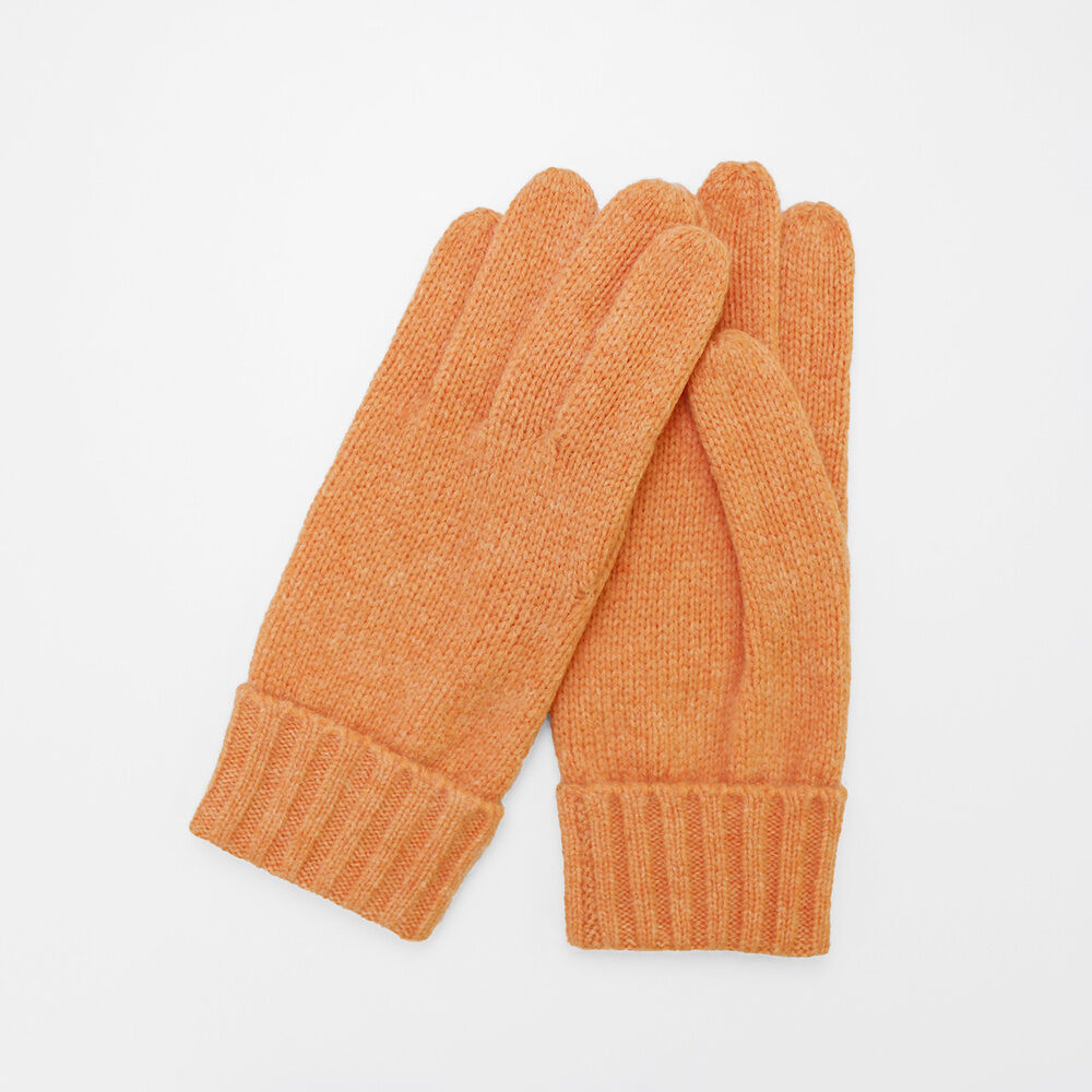 BACKYARD FAMILY「クロダ 手袋 メンズ 通販 グローブ ニット 手ぶくろ 毛糸 メンズ手袋 メンズてぶくろ おしゃれ」|手袋|オレンジ1