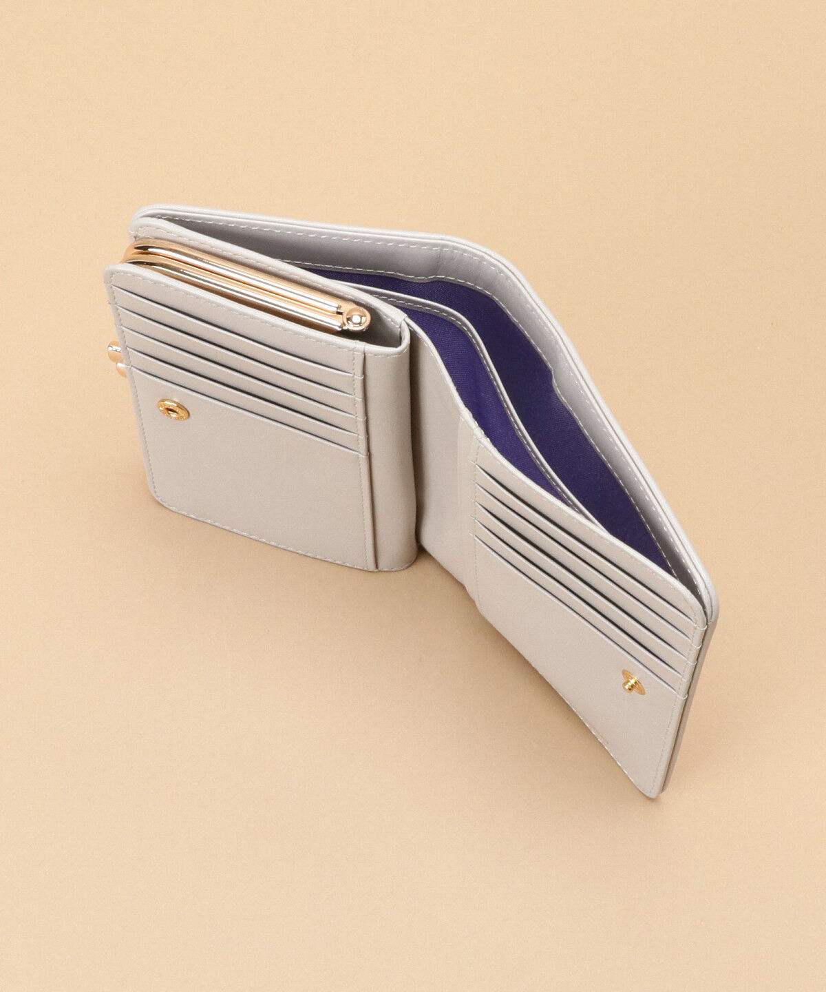 Samantha Thavasa「シンプルバイカラー口金折財布」|財布|