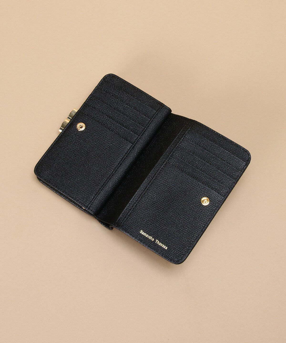 Samantha Thavasa「ST Jacquard 二つ折り口金財布」|財布|