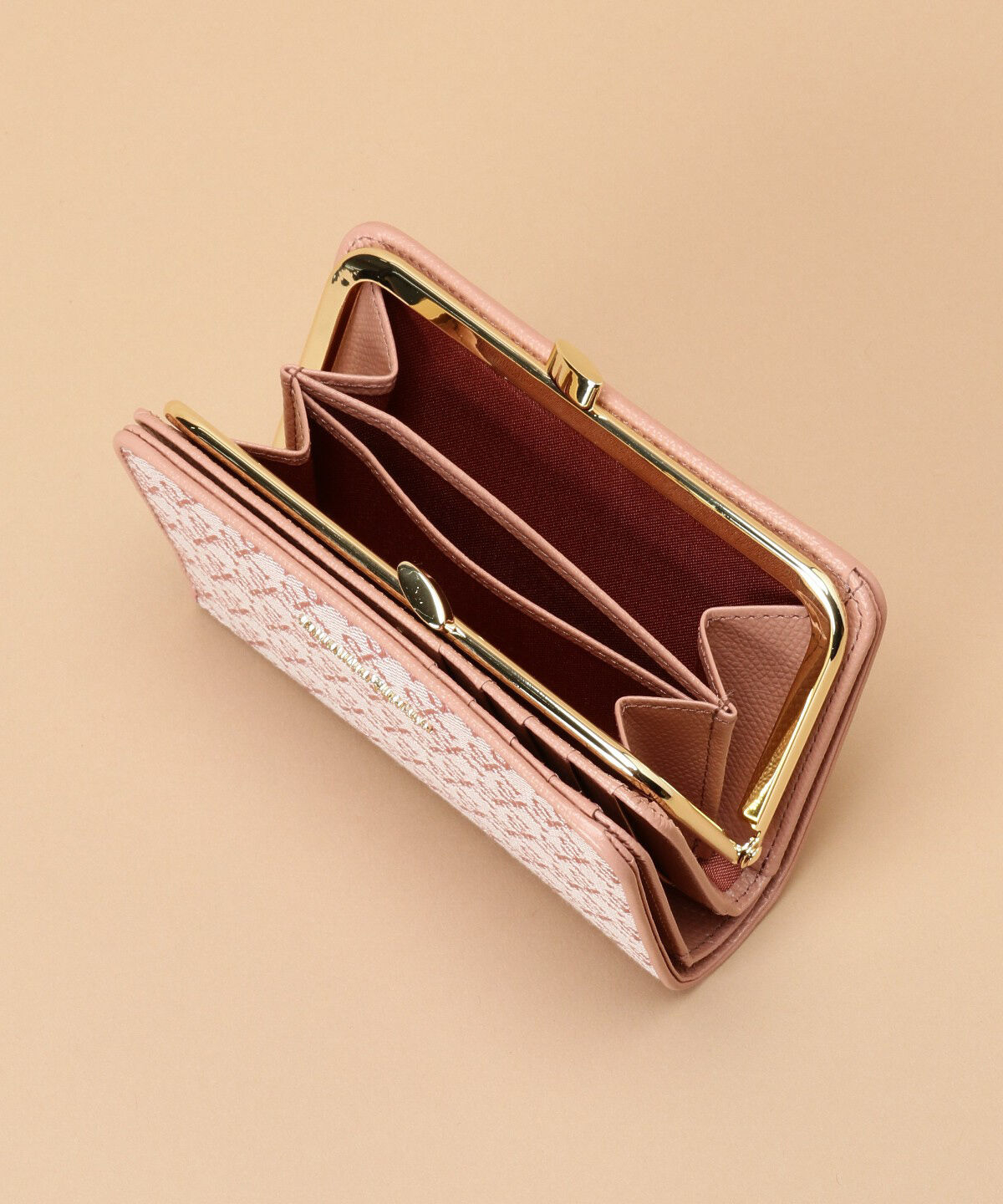 Samantha Thavasa「ST Jacquard 二つ折り口金財布」|財布|