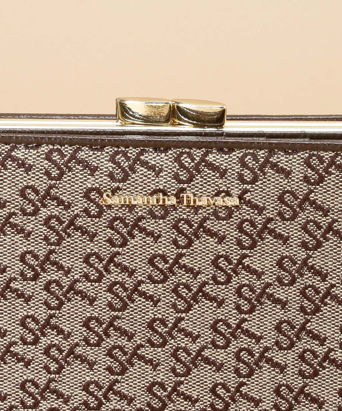 Samantha Thavasa「ST Jacquard 二つ折り口金財布」|財布|