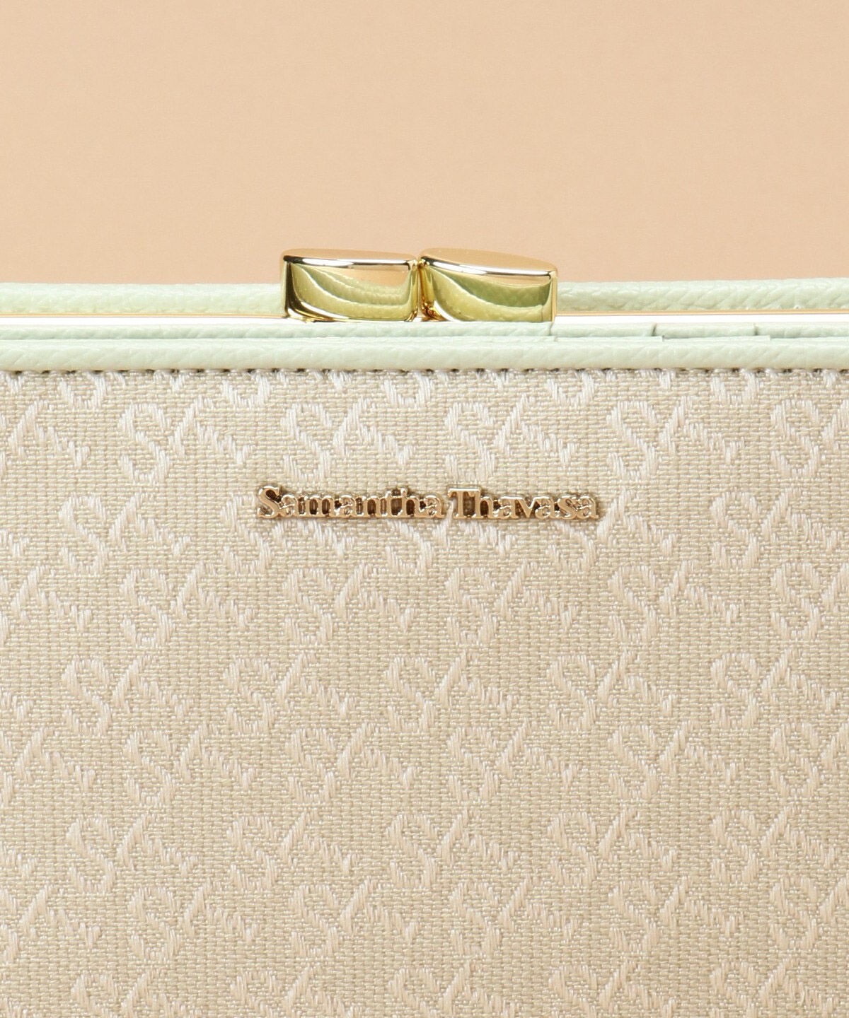 Samantha Thavasa「ST Jacquard 二つ折り口金財布」|財布|