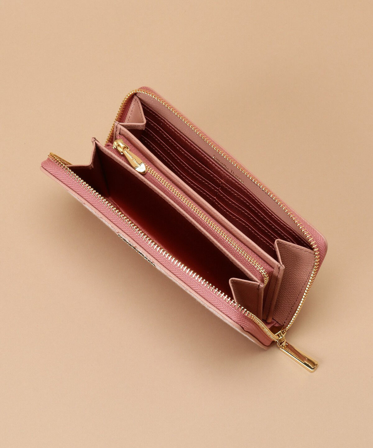 Samantha Thavasa「ST Jacquard ラウンド長財布」|財布|