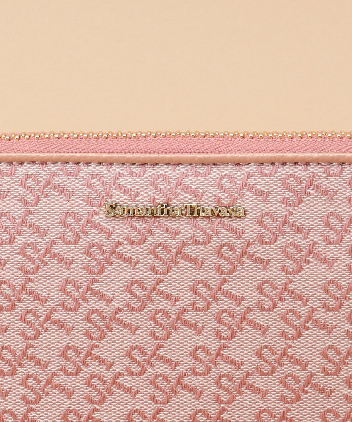 Samantha Thavasa「ST Jacquard ラウンド長財布」|財布|