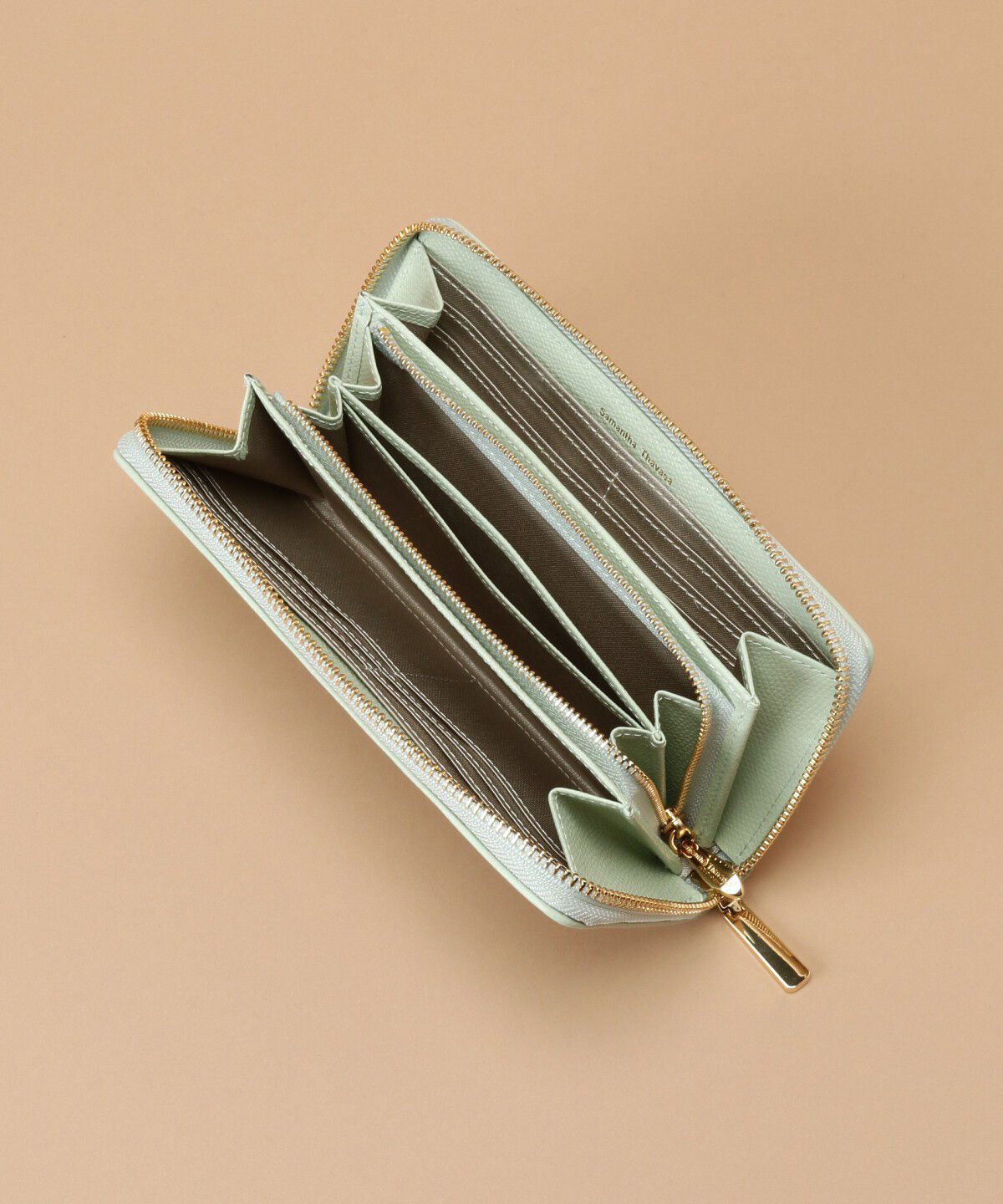 Samantha Thavasa「ST Jacquard ラウンド長財布」|財布|