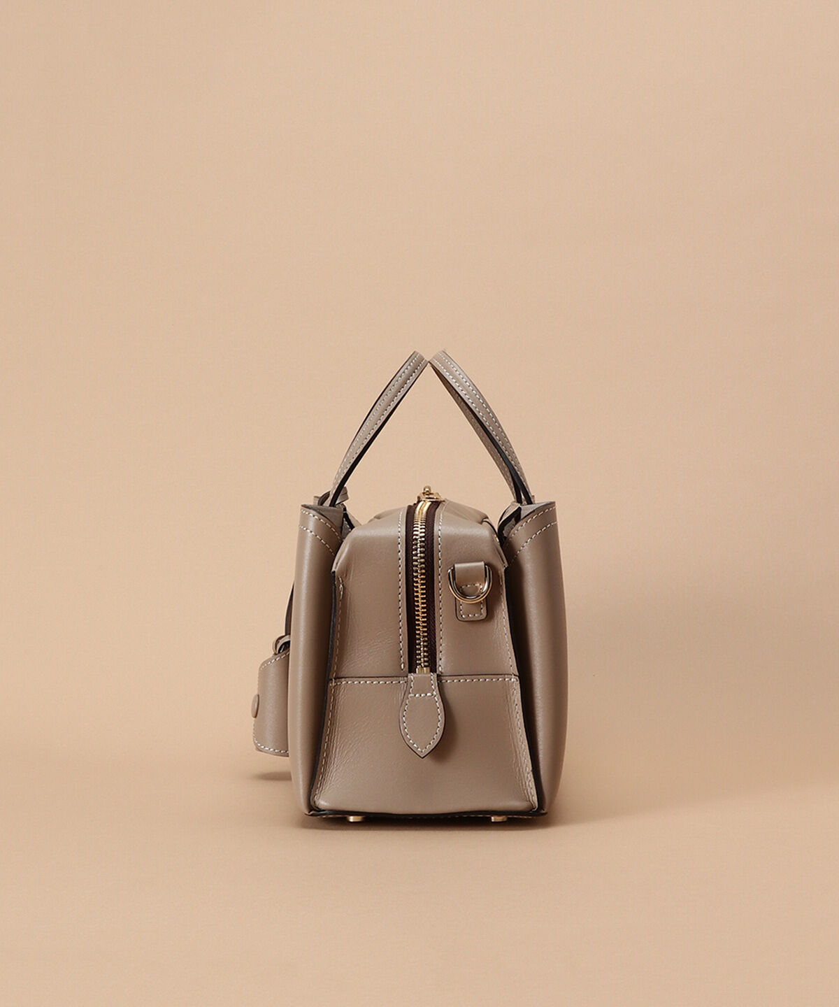 Samantha Thavasa「ウォータプルーフレザー ボックスハンドバッグ 小サイズ」|ハンドバッグ|