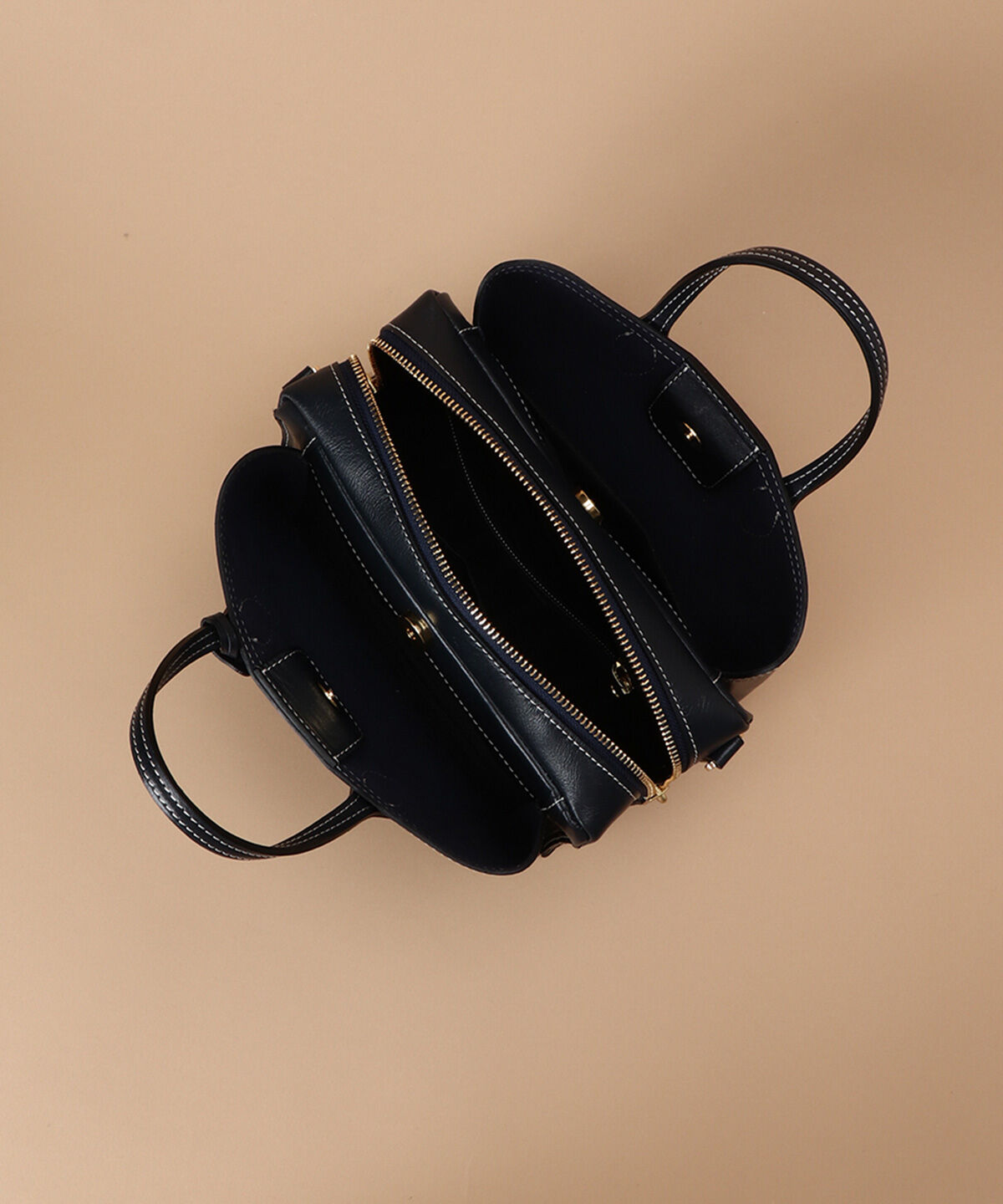 Samantha Thavasa「ウォータプルーフレザー ボックスハンドバッグ 小サイズ」|ハンドバッグ|