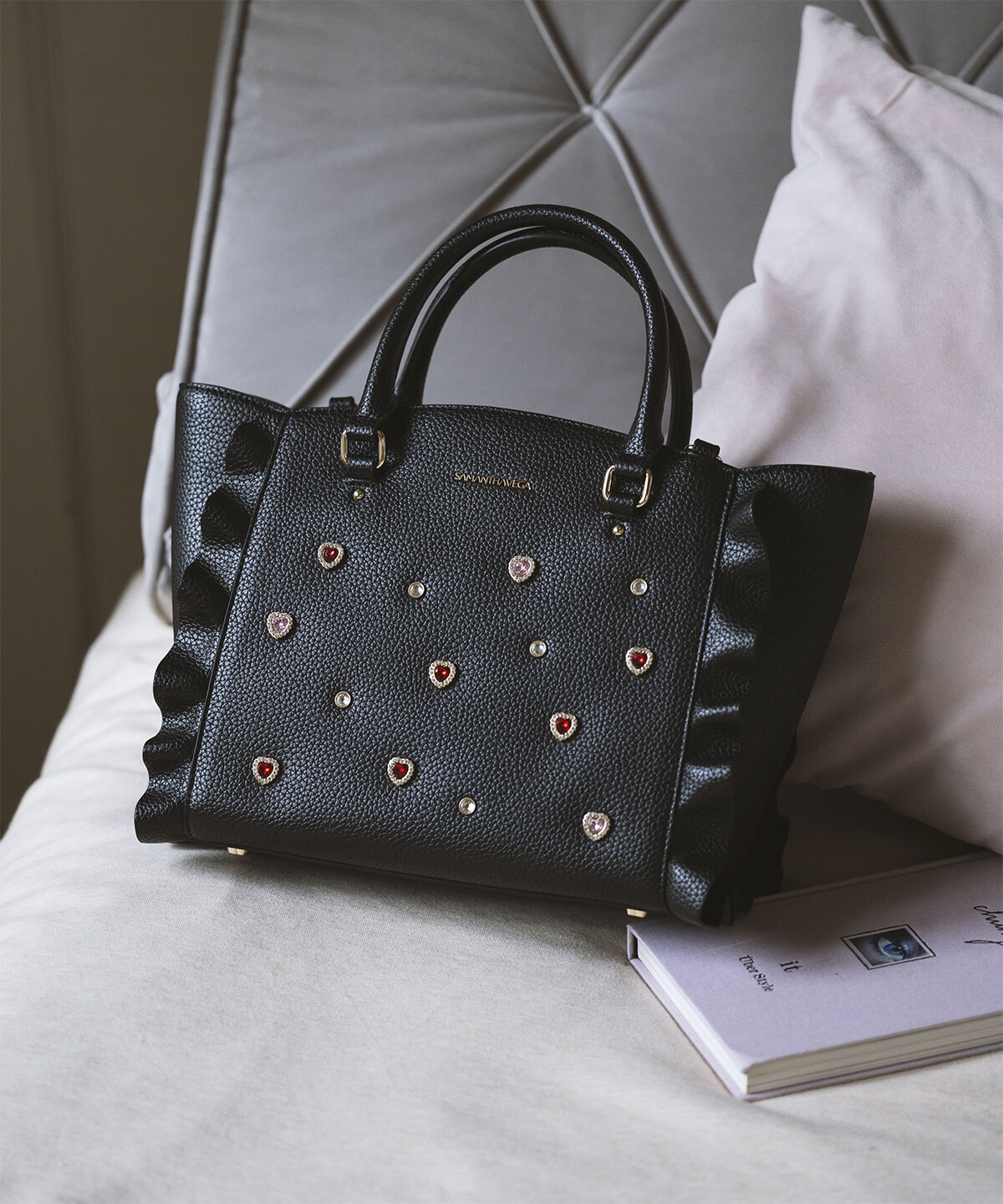 Samantha Vega「ビジューフラッター(小)」|ハンドバッグ|